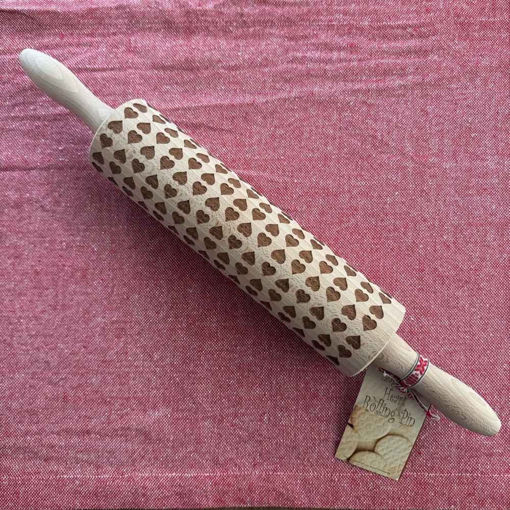 Heart Pattern Rolling Pin